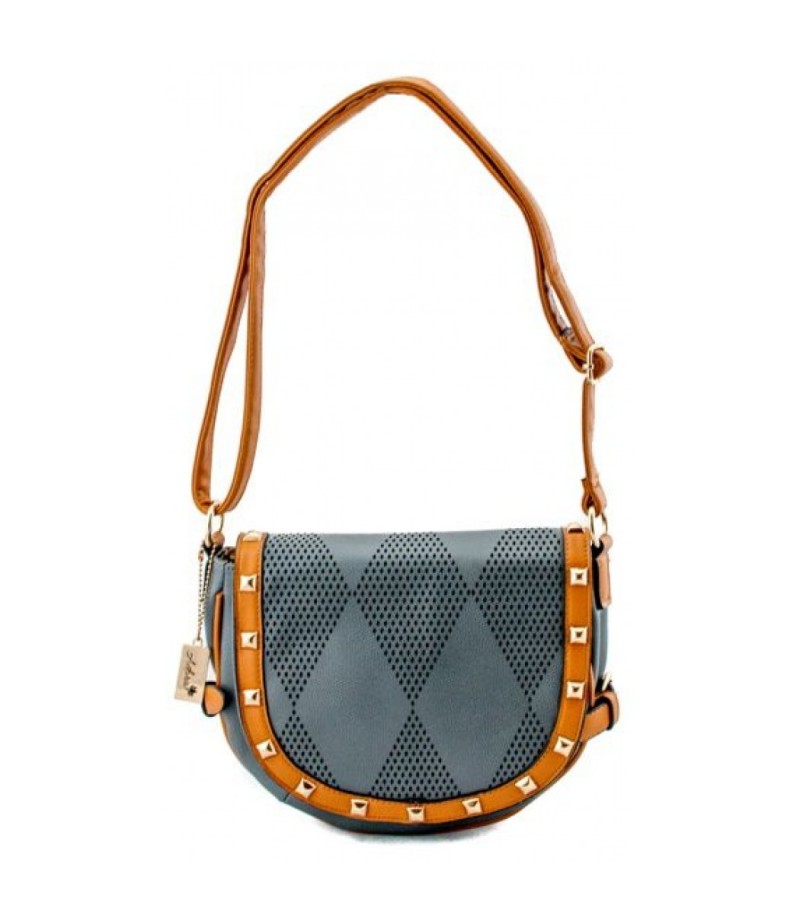 Adora AH021 Gray PU Leather Handbag