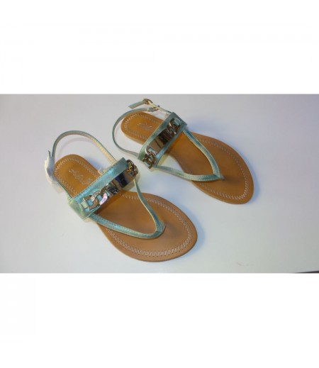 Adora AS030-1 Green Women Dress Sandals 