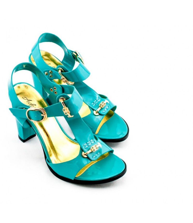 Adora AS041-1 Blue Women Dress Sandals 