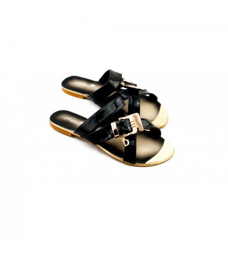 Adora AS044-1 Black Women Dress Sandals 