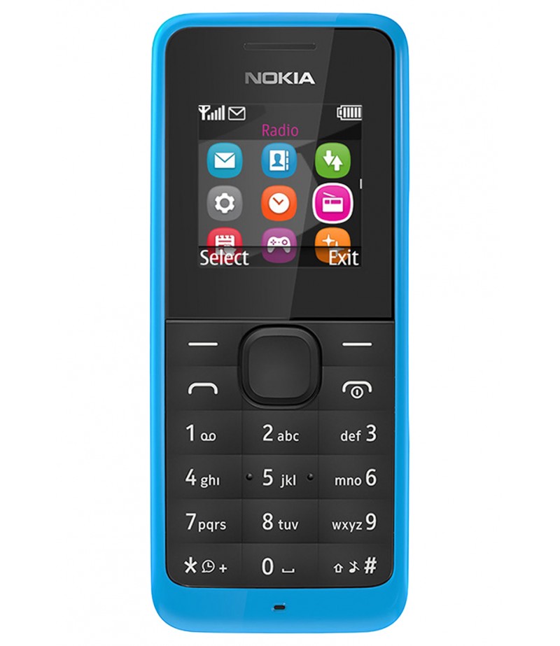 Nokia 105 Dual SIM Arabic Cyan