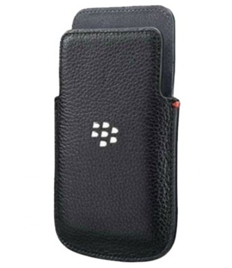 BLACKBERRY RIO LEATHER POCKET BLACK