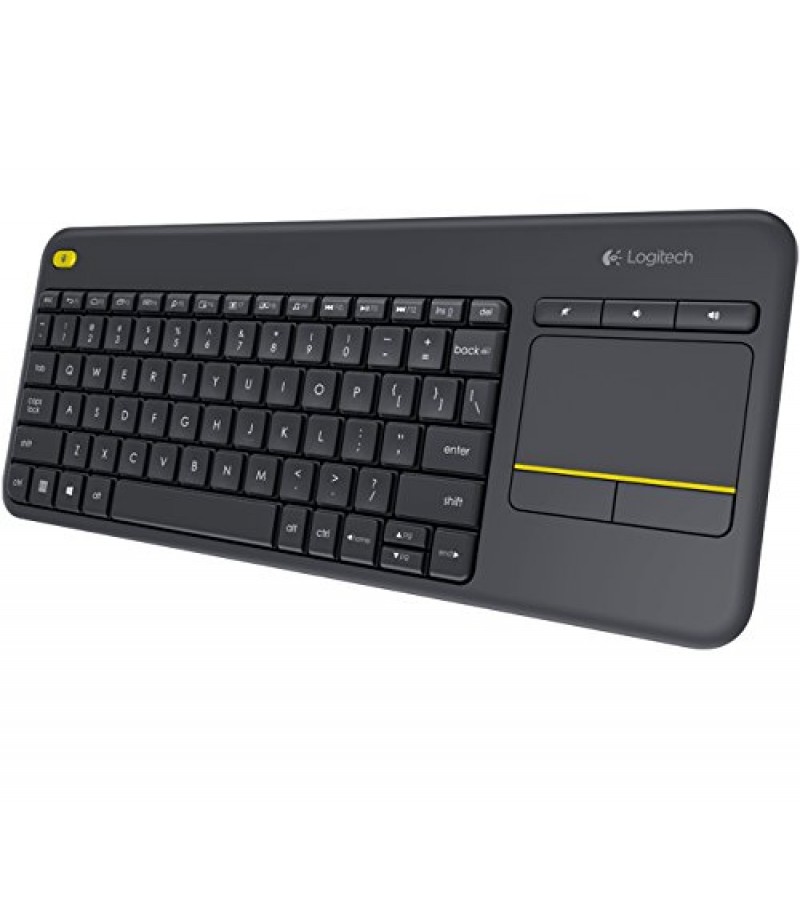 Logitech K400 Plus Wireless Touchpad Keyboard Black