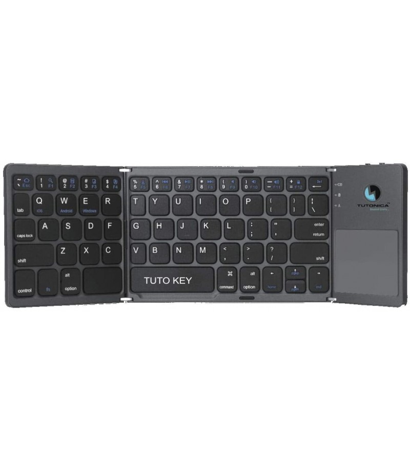 TUTONICA TUTOB747 FOLDING WIRELESS BLUETOOTH KEYBOARD FOR SMARTPHONE / TABLET / PC / SMART TV - ENGLISH 