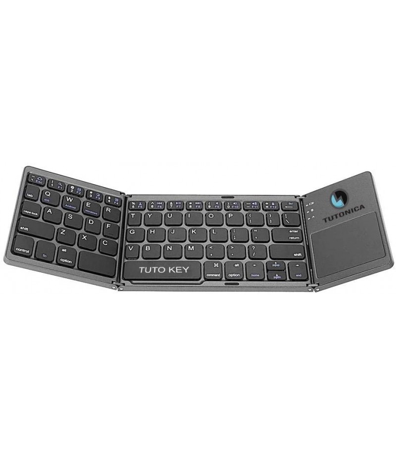 TUTONICA TUTOB747 FOLDING WIRELESS BLUETOOTH KEYBOARD FOR SMARTPHONE / TABLET / PC / SMART TV - ENGLISH 