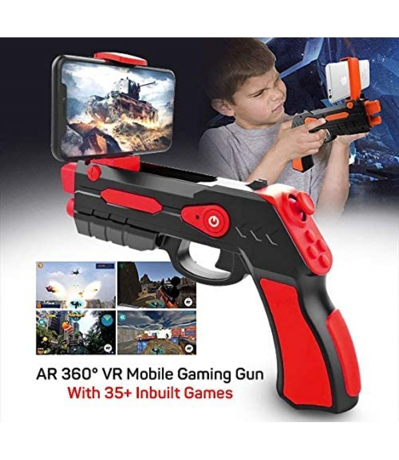 TUTONICA GUN 3D BLUETHOOTH GAME GEAR WITH 50 ONLINE GAMES COMPATIBLE WITH ALL MOBILES AND VR