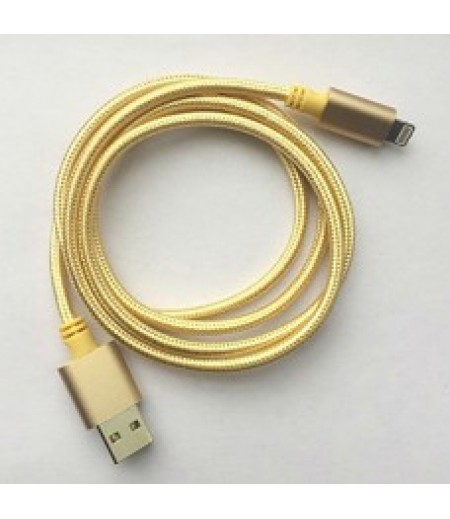 TUTONICA USB TO LIGHTNING CHARGING CABLE 1 METRE - GOLD 