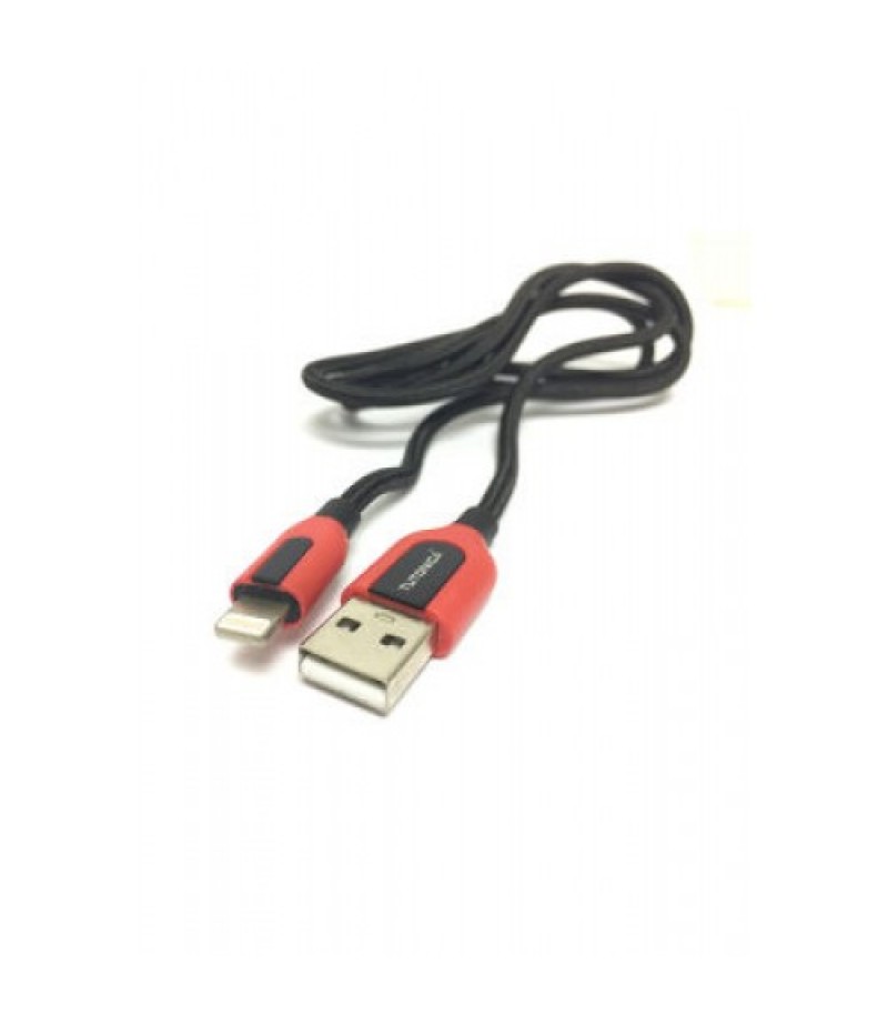 TUTONICA USB TO LIGHTNING FAST MOBILE CHARGING CABLE 1 METER - BLACK AND RED 