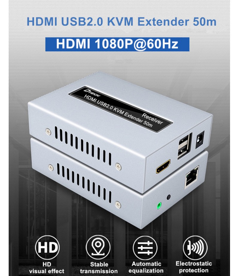 DTECH DT-7054(2ND) HDMI Extender KVM 50M