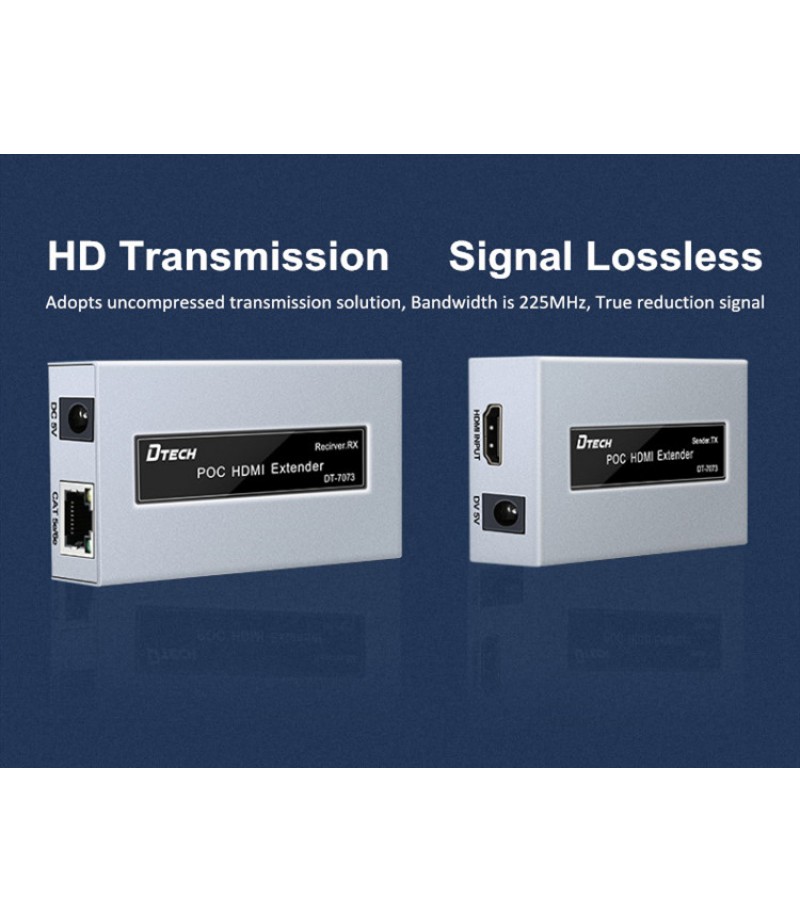 DTECH DT-7073(2ND) HDMI EXTENDER 50M POC TYPE