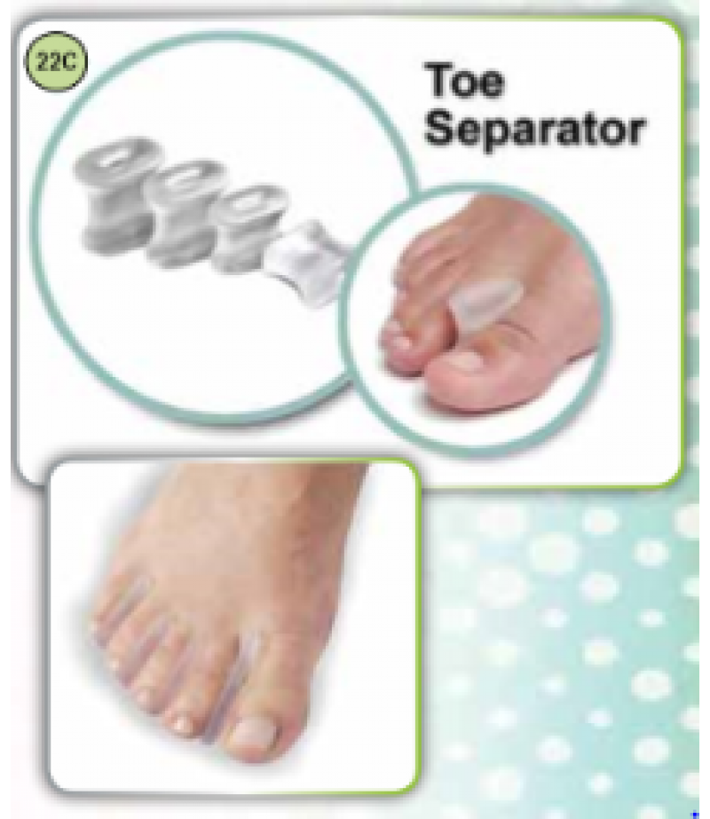 SILICON TOE SEPARATOR