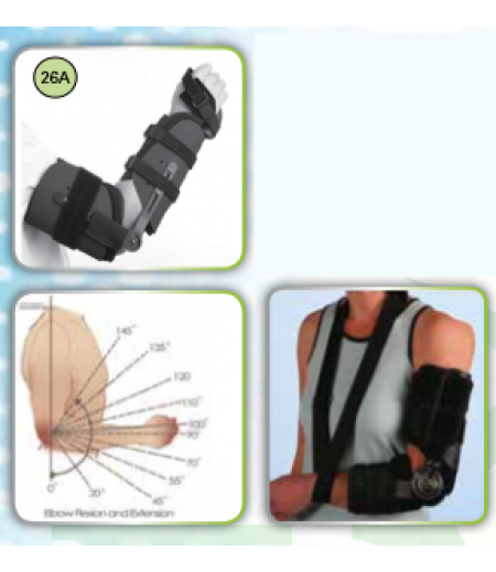 SHOULDER ELBOW WRIST CONTROL BRACE WITH RANGE OF MOTION