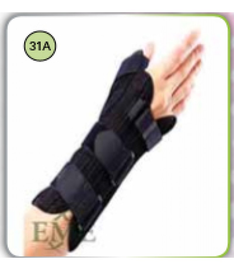 WRIST AND FOREARM BRACE WITH EXTENDED THUMB SUPPORT