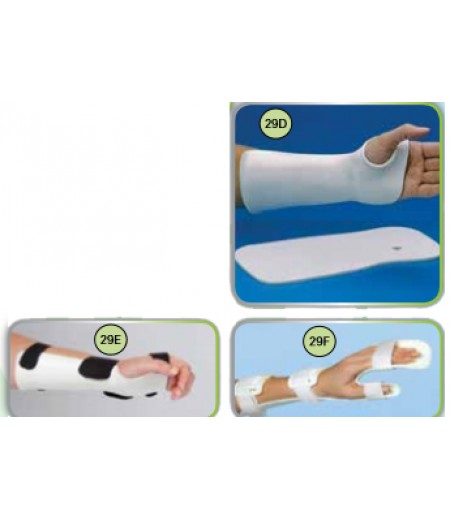 CUSTOM – MADE / OFF THE SHELVES WRIST COCKUP SPLINT