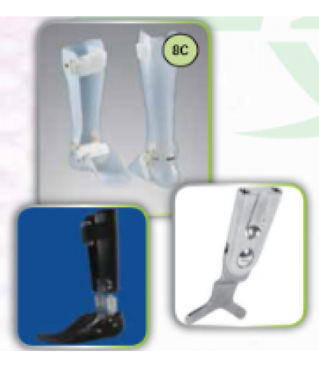 CUSTOM-MADE ANKLE FOOT ORTHOSIS WITH ANKLE JOINT