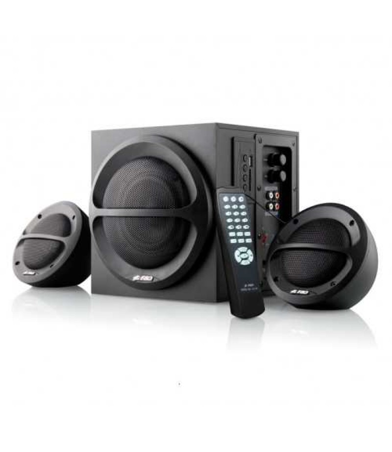 F&D 2.1Ch Multimedia Speaker Model: A111F - USB/SD Card Slot/FM Radio/Remote/3.5mm Audio Input