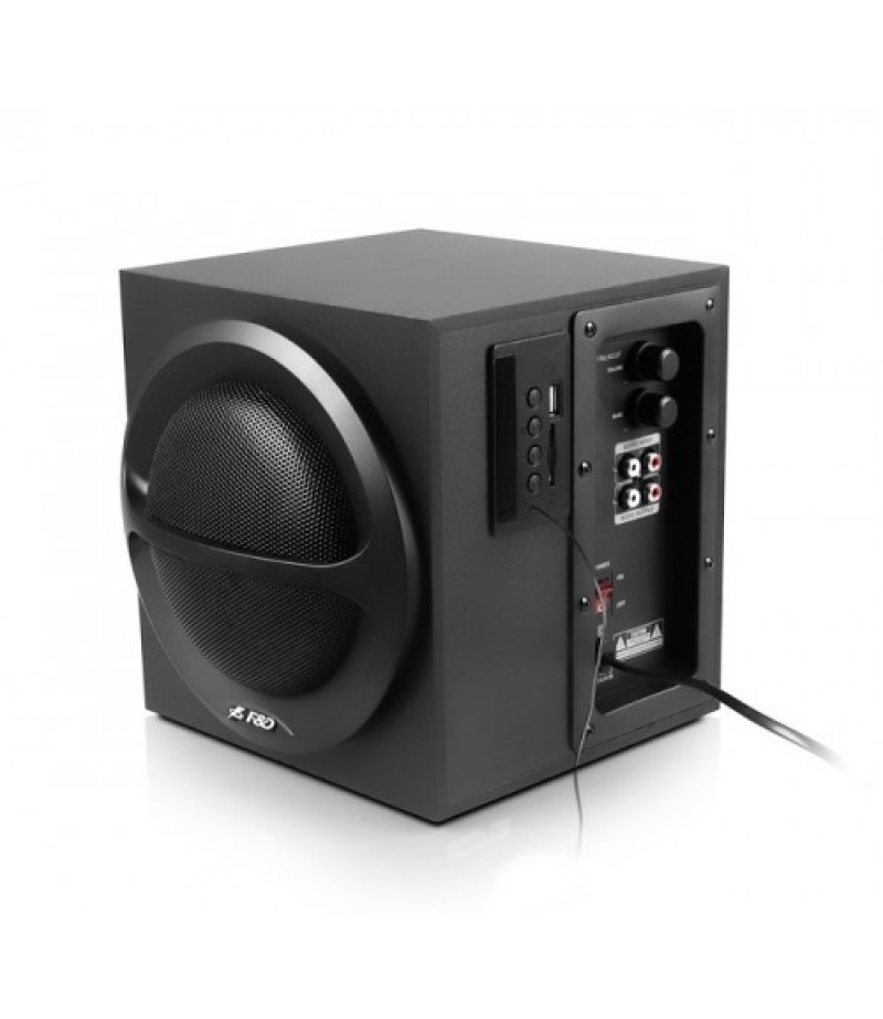 F&D 2.1Ch Multimedia Speaker Model: A111F - USB/SD Card Slot/FM Radio/Remote/3.5mm Audio Input