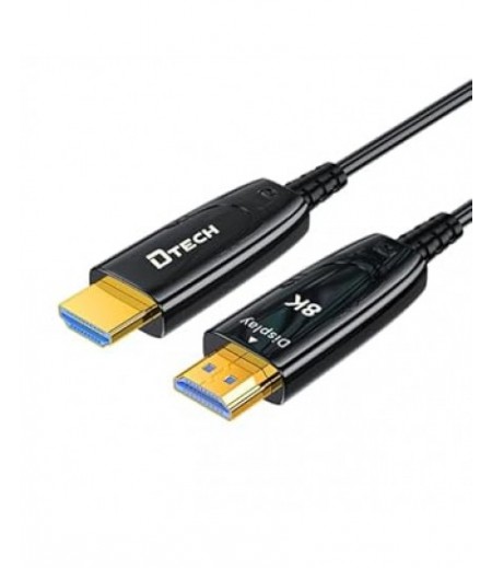 Dtech DT-HOF8015 8K HDMI FIBER CABLE 2.1V 15M