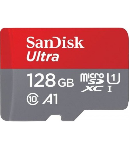 Sandisk Micro SD 128GB Ultra 100MBPS W/O | SDSQUAR-128G-GN6MN