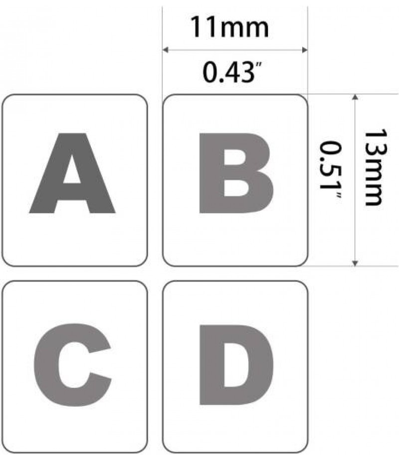 OEM KEYBOARD STICKER ARABIC / ENGLISH