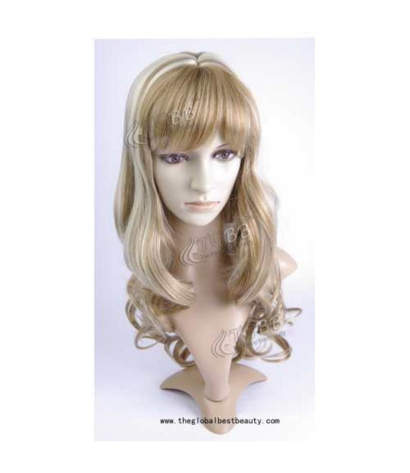 TGBB0033(New Sexy Fascinating Long Wavy Mixed Color Wigs)