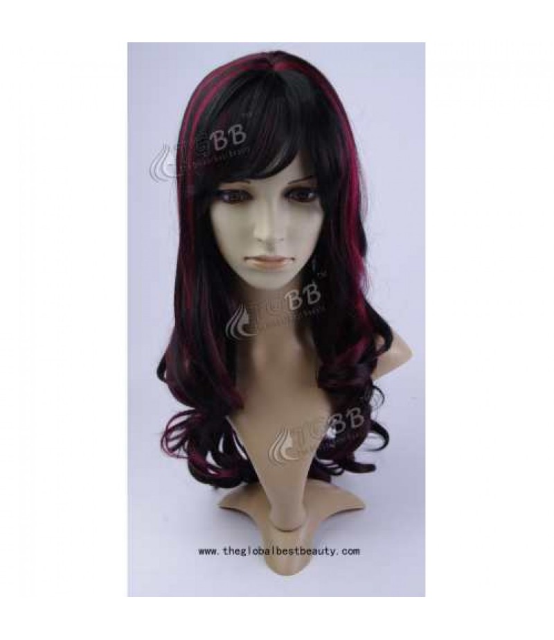 TGBB0053(Enchanting Long Natural Wave Mixed Lace Front Wigs)