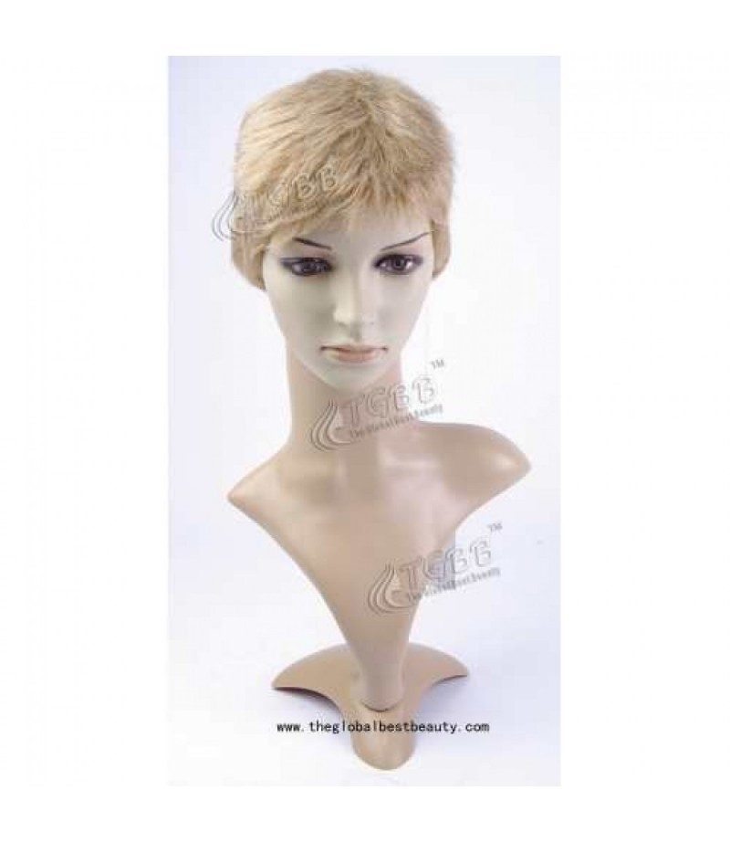 TGBB0054(Delicate Short Blonde Straight Wigs)