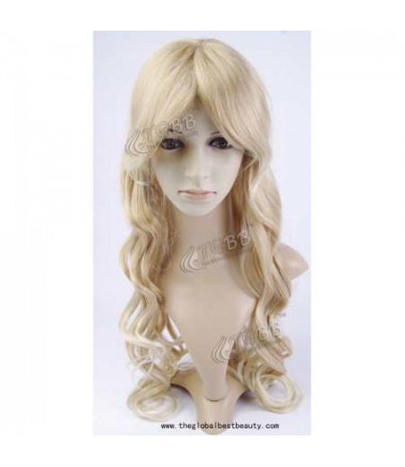 TGBB0024(Long Blonde Curly Hair Wigs)