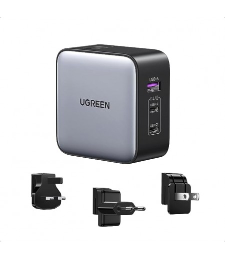 UGREEN 90409 Nexode GaN 65W USB C Charger International Travel Charger