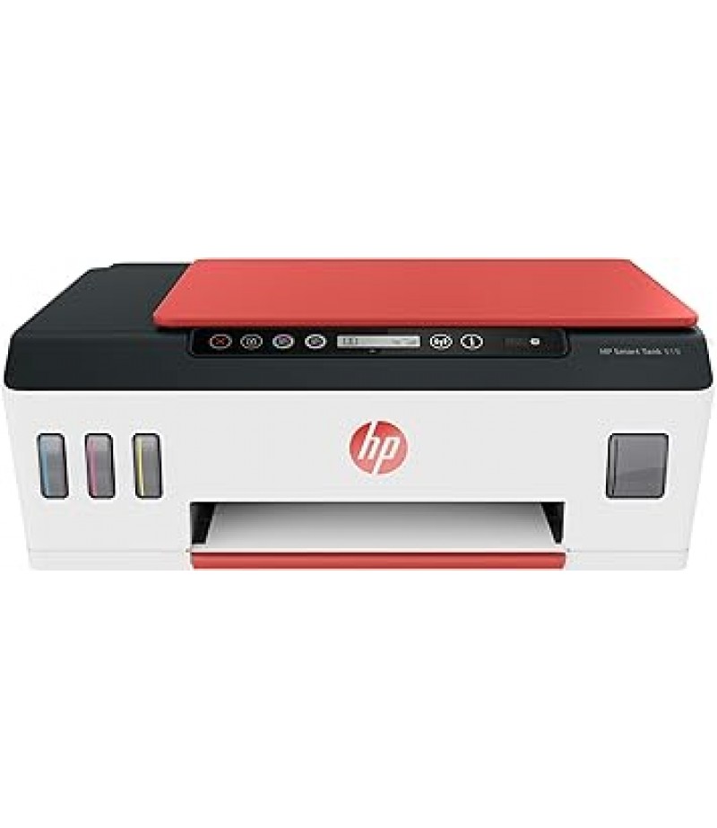 HP  Smart Tank 519 All In One Printer Wireless, Print, Scan, Copy,  - Red/White