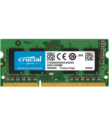 CRUCIAL 4GB DDR3-1600 SODIMM