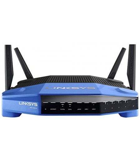 LINKSYS WRT1900ACS WIRELESS AC ROUTER, BLACK/BLUE