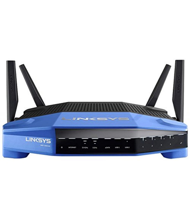 LINKSYS WRT1900ACS WIRELESS AC ROUTER, BLACK/BLUE