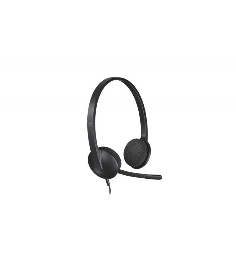 LOGITECH H340 STEREO USB HEADSET - BLACK