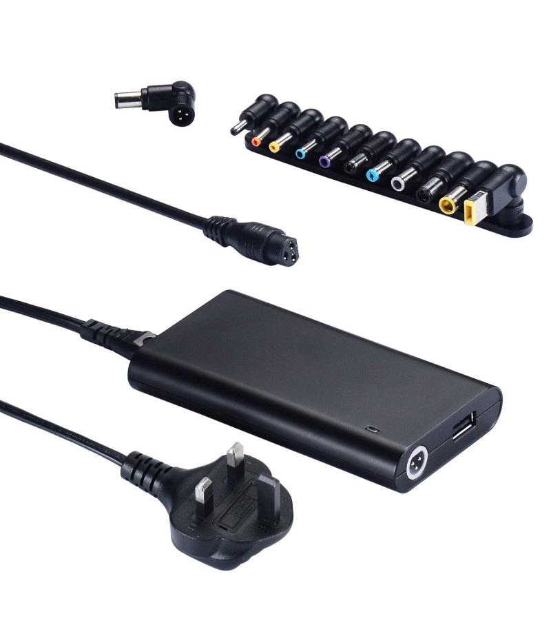 90W X-MAN UNIVERSAL LAPTOP ADAPTER - UK CORD