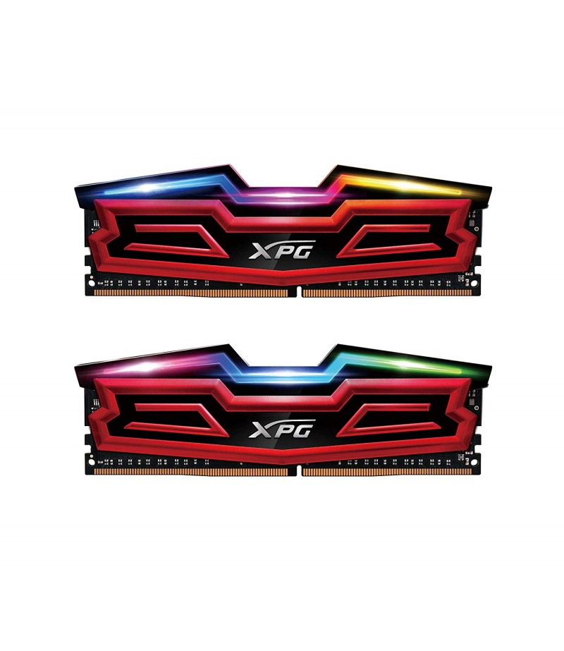 8GB ADATA TECHNOLOGY ADATA XPG DDR4 2400 RGB MEMORY FOR PC DUAL KIT AX4U240038G16-DRS