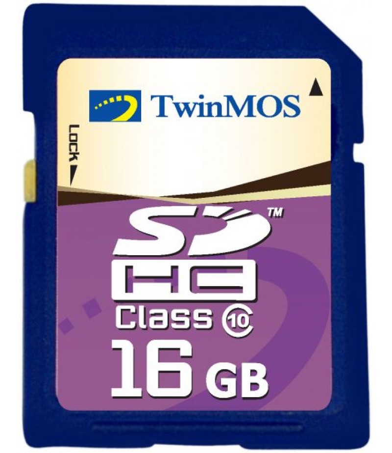 16GB SDHC MEMORY CARD@ CLASS 10 FOR HD CONTENTS- SECURE DIGITAL HIGH CAPACITY FLASH CARDS WITH LIFETIME WARRANTY- BY TWINMOS