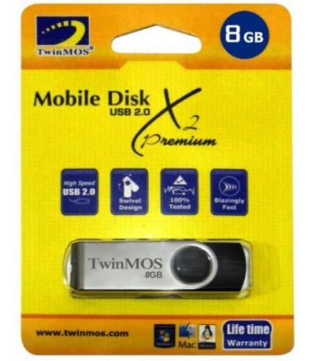 TWINMOS 8 GB X2 PREMIUM MOBILE DISK USB 2.0