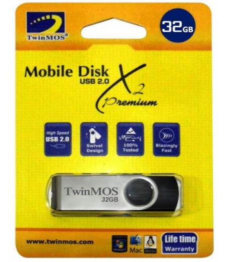 TWINMOS 32 GB X2 PREMIUM MOBILE DISK USB 2.0