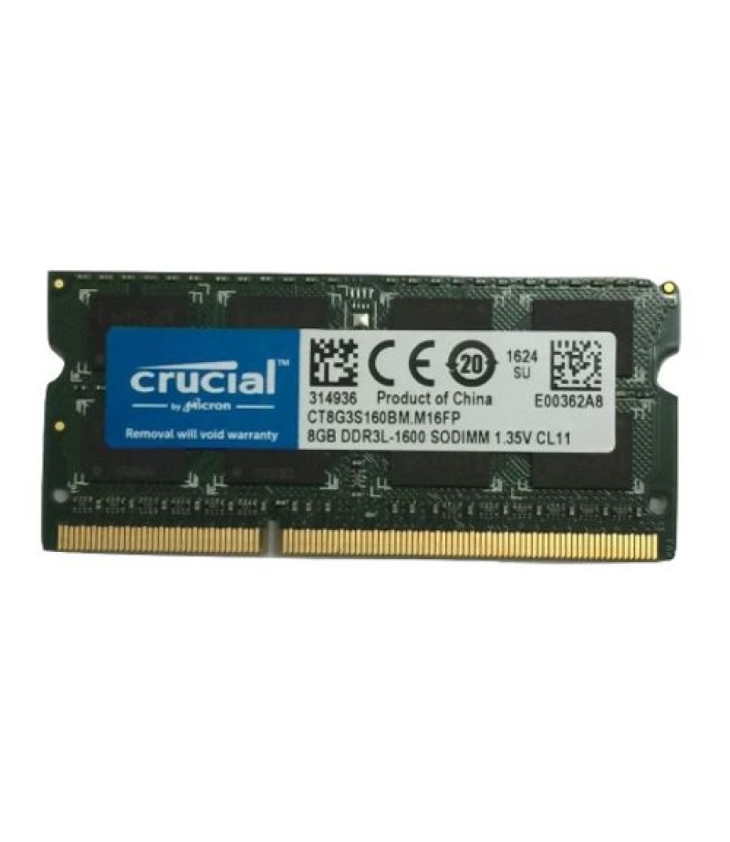 Crucial 8 DDR3RAM For Laptops - CT8G3S160BMCEU