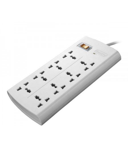 Huntkey 3M Cable, 8 Sockets, 2 Pin EU Plug