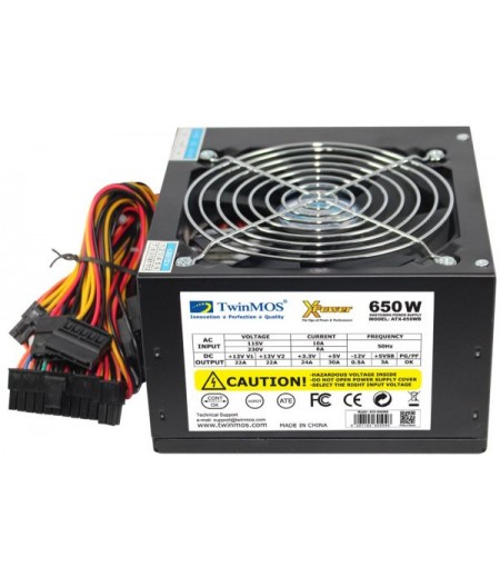 650WATT 12CM FAN ATX POWER SUPPLY