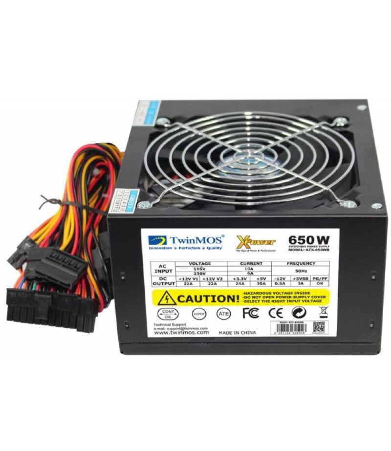 650WATT 12CM FAN ATX POWER SUPPLY