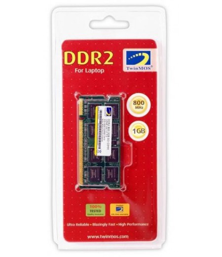 TWINMOS 1GB DDR2 800MHZ MEMORY MODULES FOR LAPTOPS