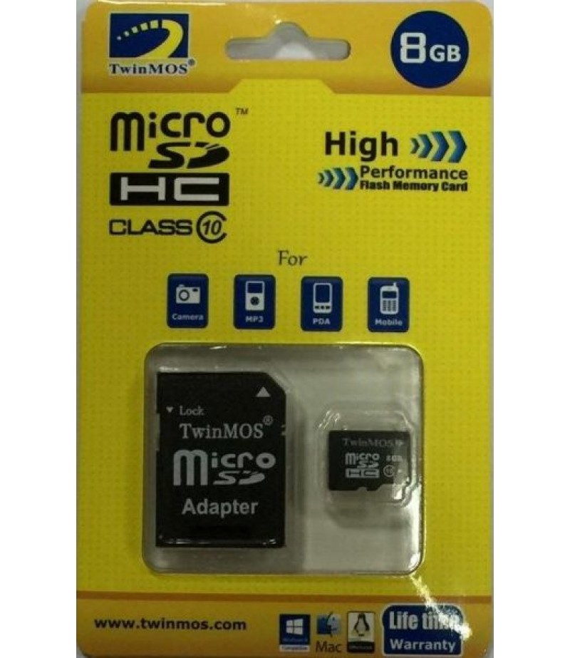 TWIN MOS 16 GB CLASS 10 MICRO SD CARD 