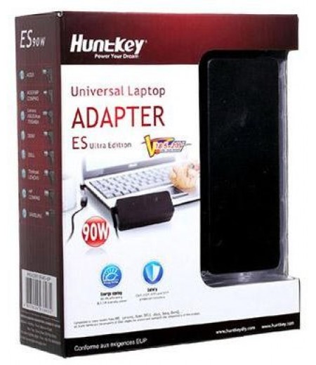 HUNTKEY UNIVERSAL LAPTOP ADAPTER - 90 W ENERGY STAR