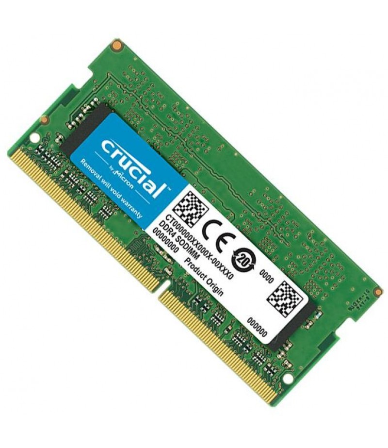 CRUCIAL 4GB DDR4 2400 MHZ RAM FOR LAPTOP, (PC4-19200), CL17 SR X16 UNBUFFERED SODIMM MEMORY MODULE, 260 PIN (CT4G4SFS624A)