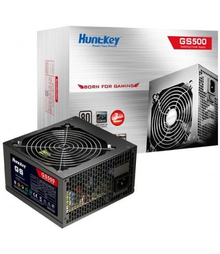 HUNTKEY GS500 - 400W APFC 80, ATX12V V2.3 PSU