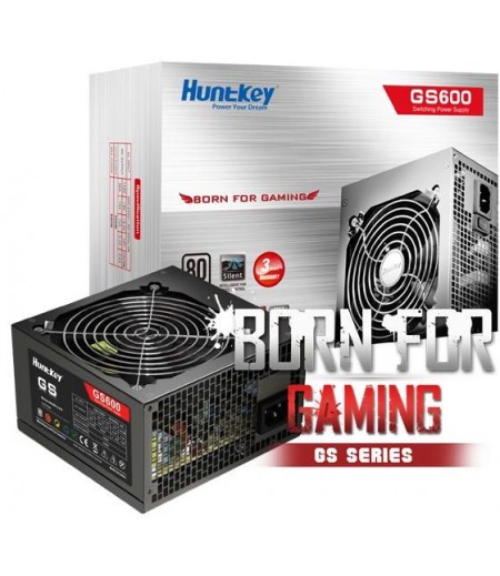 HUNTKEY GS600 - 500W APFC 80, ATX12V V2.3 PSU