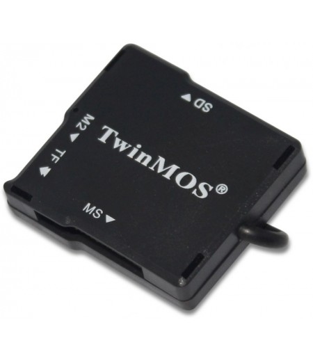 TWINMOS USB2.0 MEMORY CARD READER [BLACK]